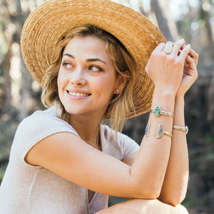 Shape Shift Cuff || Labradorite