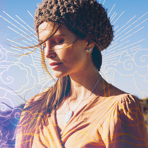 Light Ray Stud :: Larimar