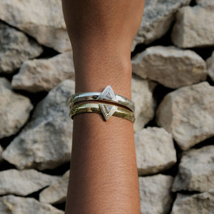 Hold Space Cuff || Moonstone