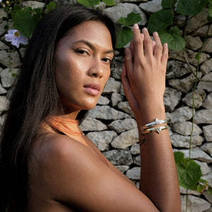 Hold Space Cuff || Moonstone