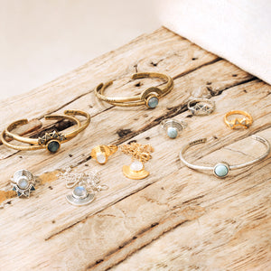 Be Open Cuff || Moonstone