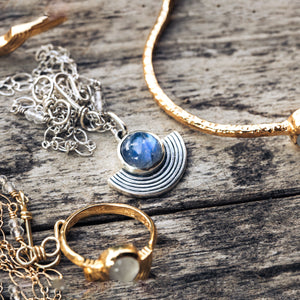 Be Open Necklace || Moonstone