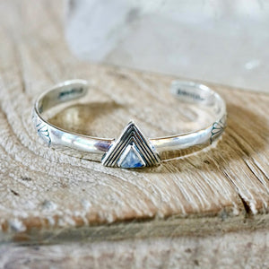 Hold Space Cuff || Moonstone