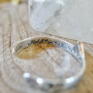Hold Space Cuff || Moonstone