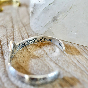 Hold Space Cuff || Moonstone