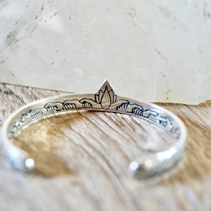 Hold Space Cuff || Moonstone