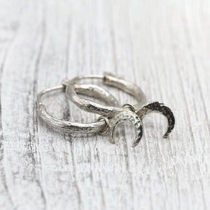 Charmed Hoops : Grand w/ Crescent Moon