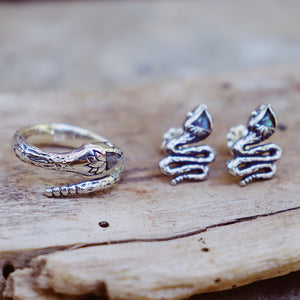 Serpent Ring || labradorite