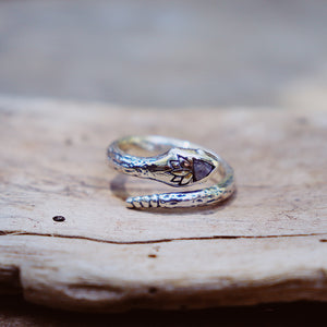 Serpent Ring || labradorite