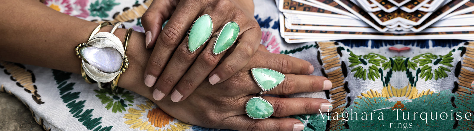 Maghara Turquoise Rings