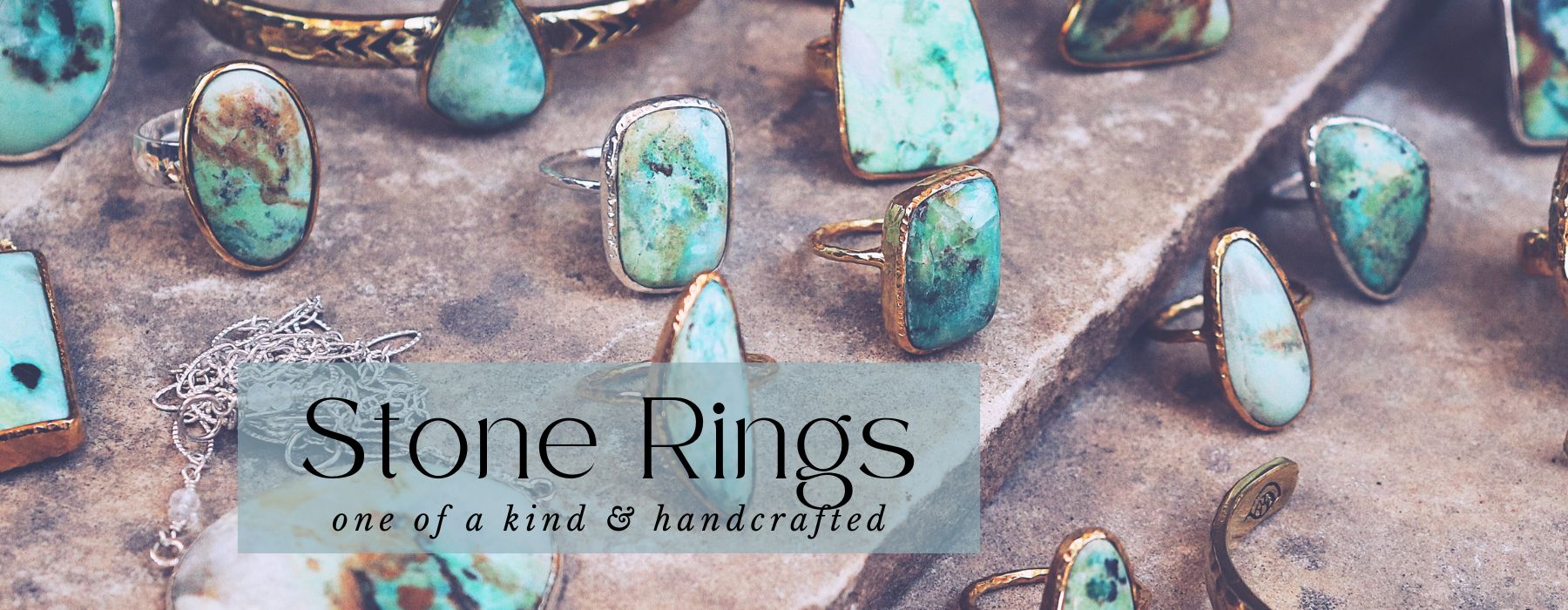 ALL One of a kind stone rings