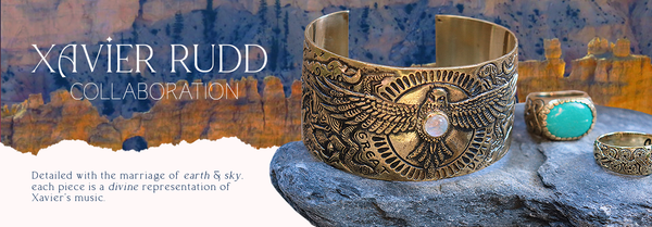 【Bahgsu Jewels】Xavier Rudd Collab turquoiseリング Men's Ring - turquoise - Xavier Rudd Collab - Bahgsu