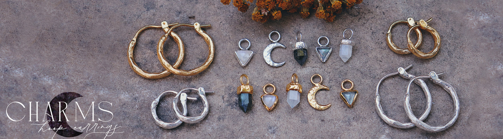 Charmed Hoop Earrings