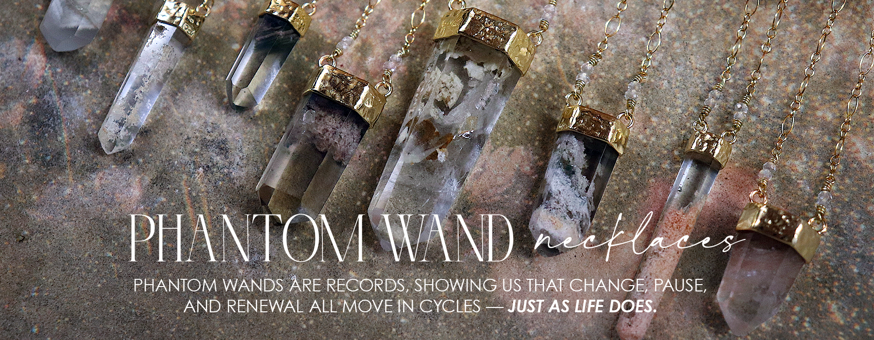 Rose Phantom Wand Necklaces