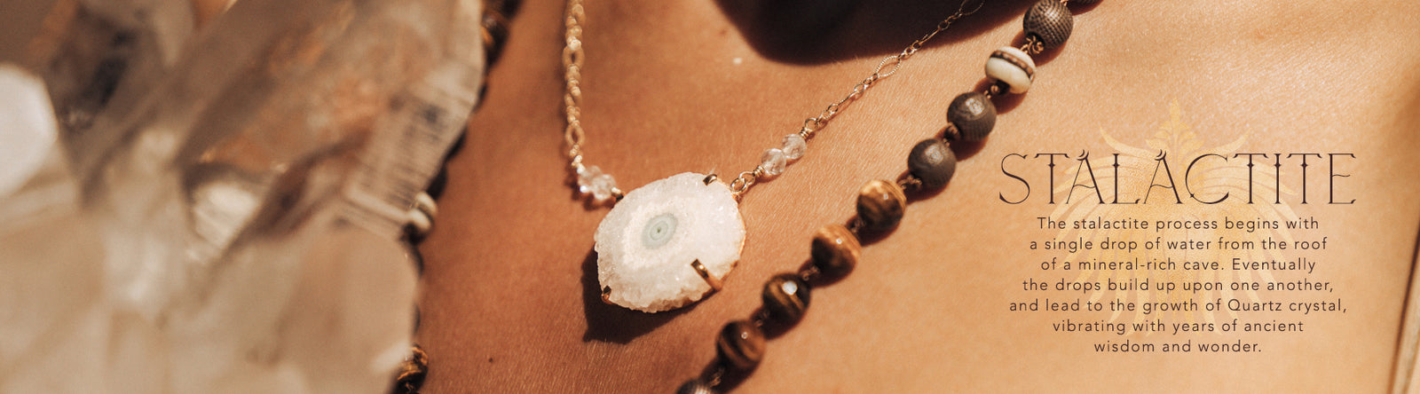 Stalactite jewelry deals