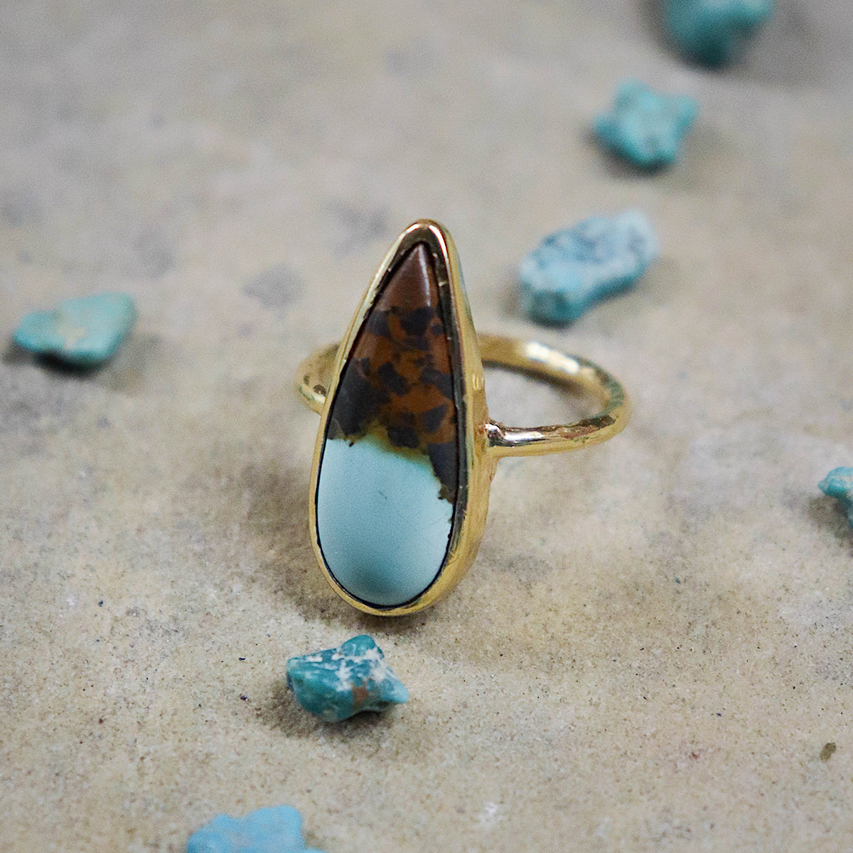 Royston Turquoise Elfin Ring