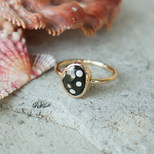 Ocean Jasper Elfin Ring