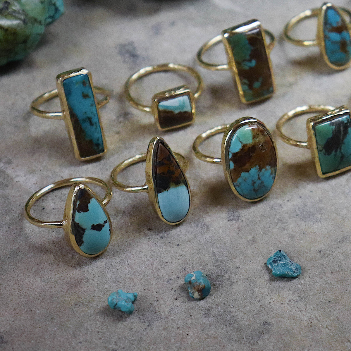 Royston Turquoise Elfin Ring