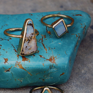 Boulder Opal Elfin Ring