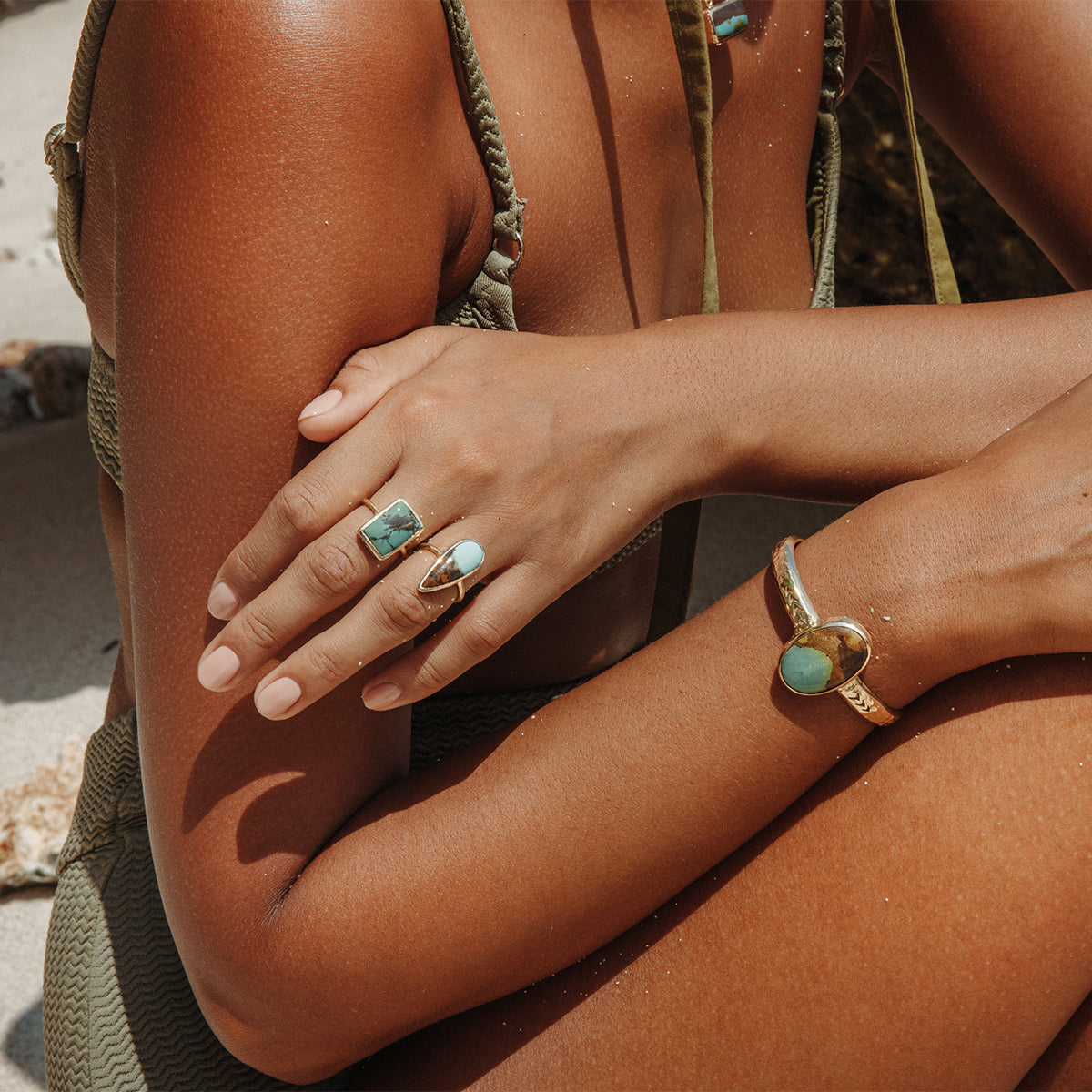 Royston Turquoise Elfin Ring