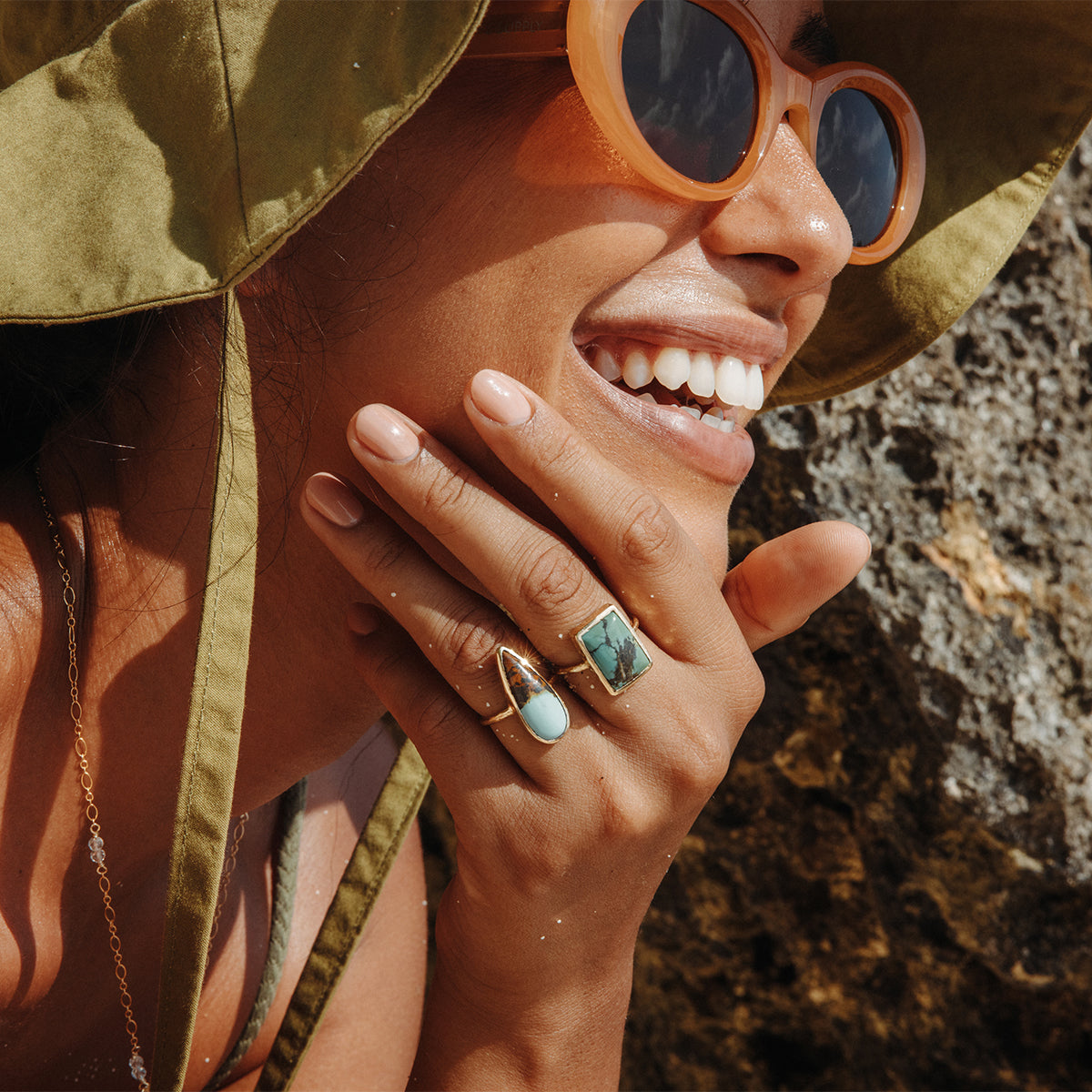 Royston Turquoise Elfin Ring