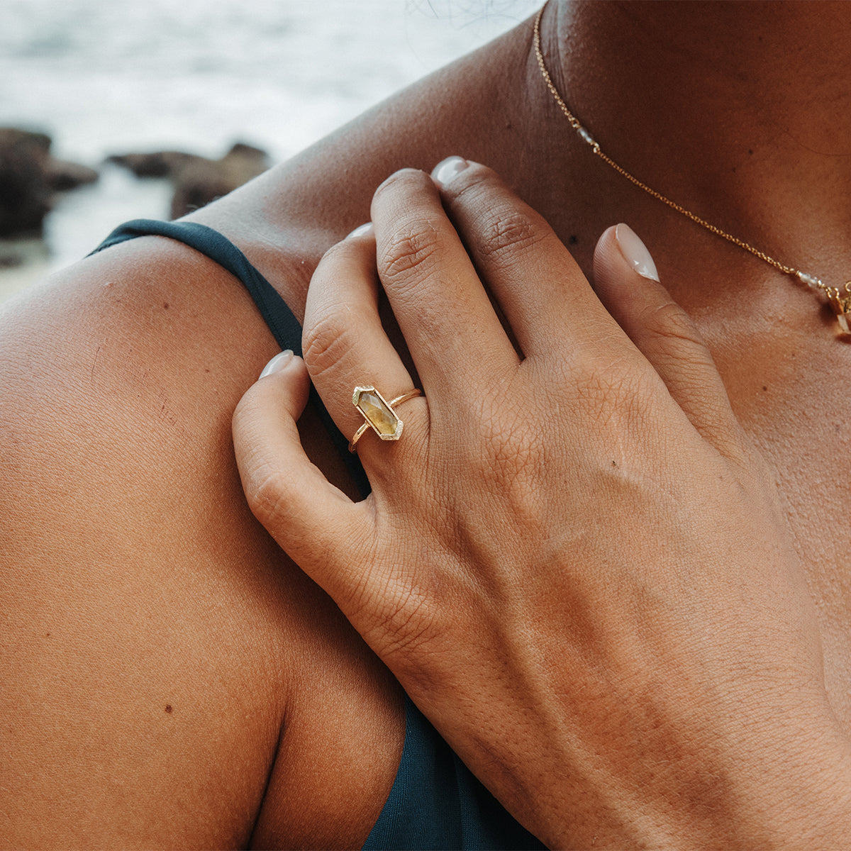 Shine Ring || Citrine
