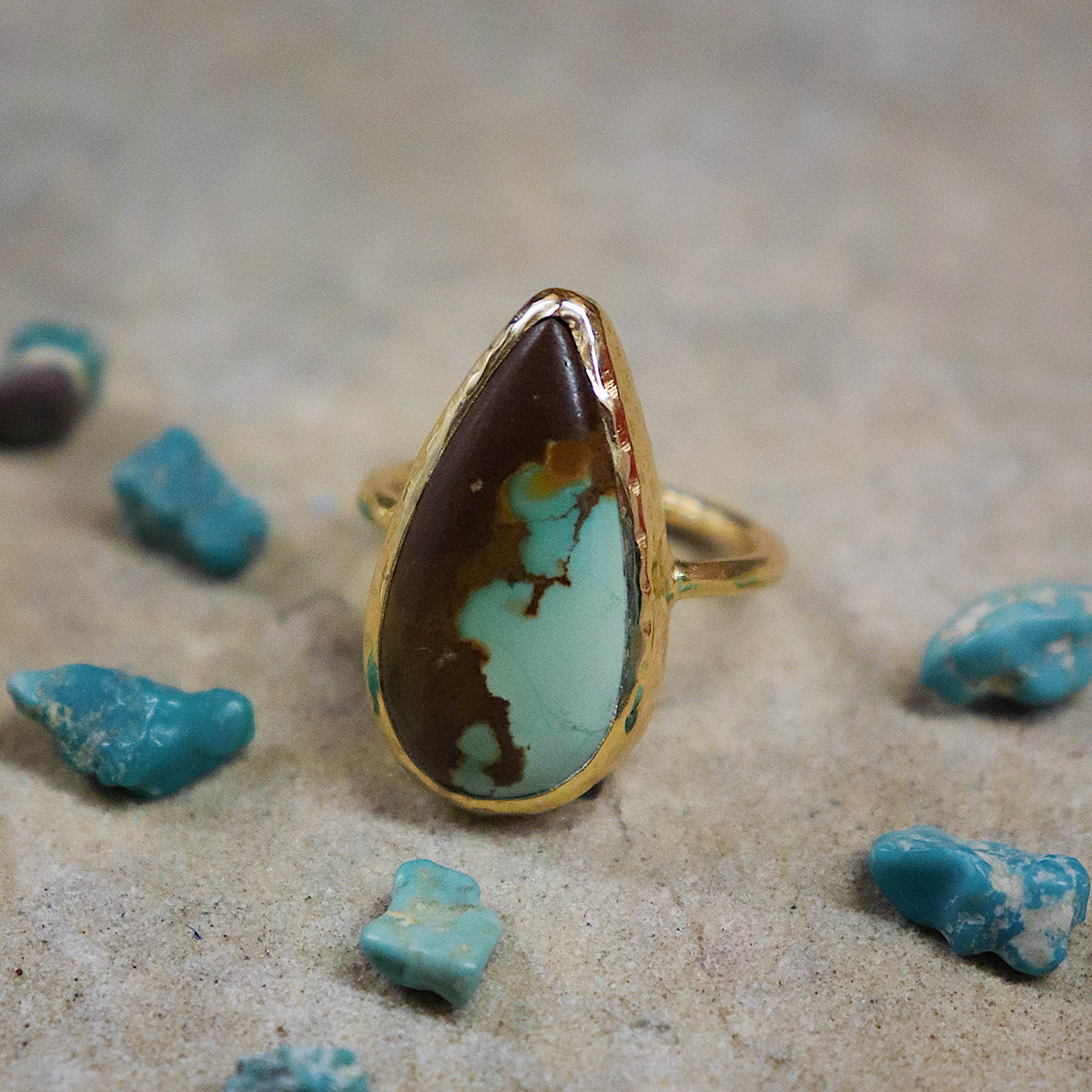 Royston Turquoise Elfin Ring