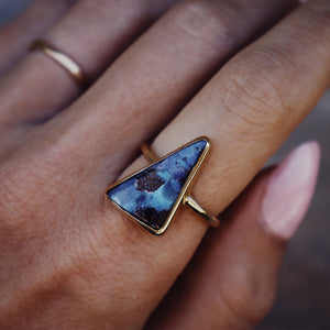 Boulder Opal Elfin Ring