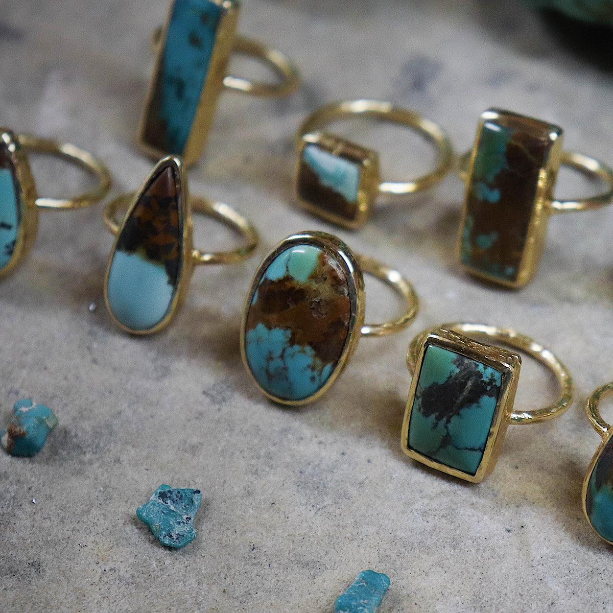Royston Turquoise Elfin Ring