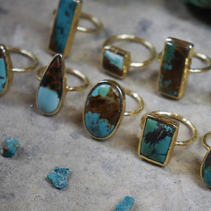 Royston Turquoise Elfin Ring