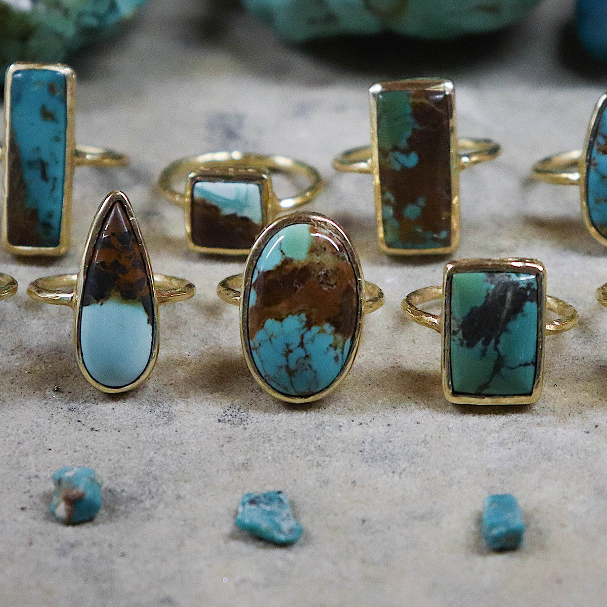 Royston Turquoise Elfin Ring