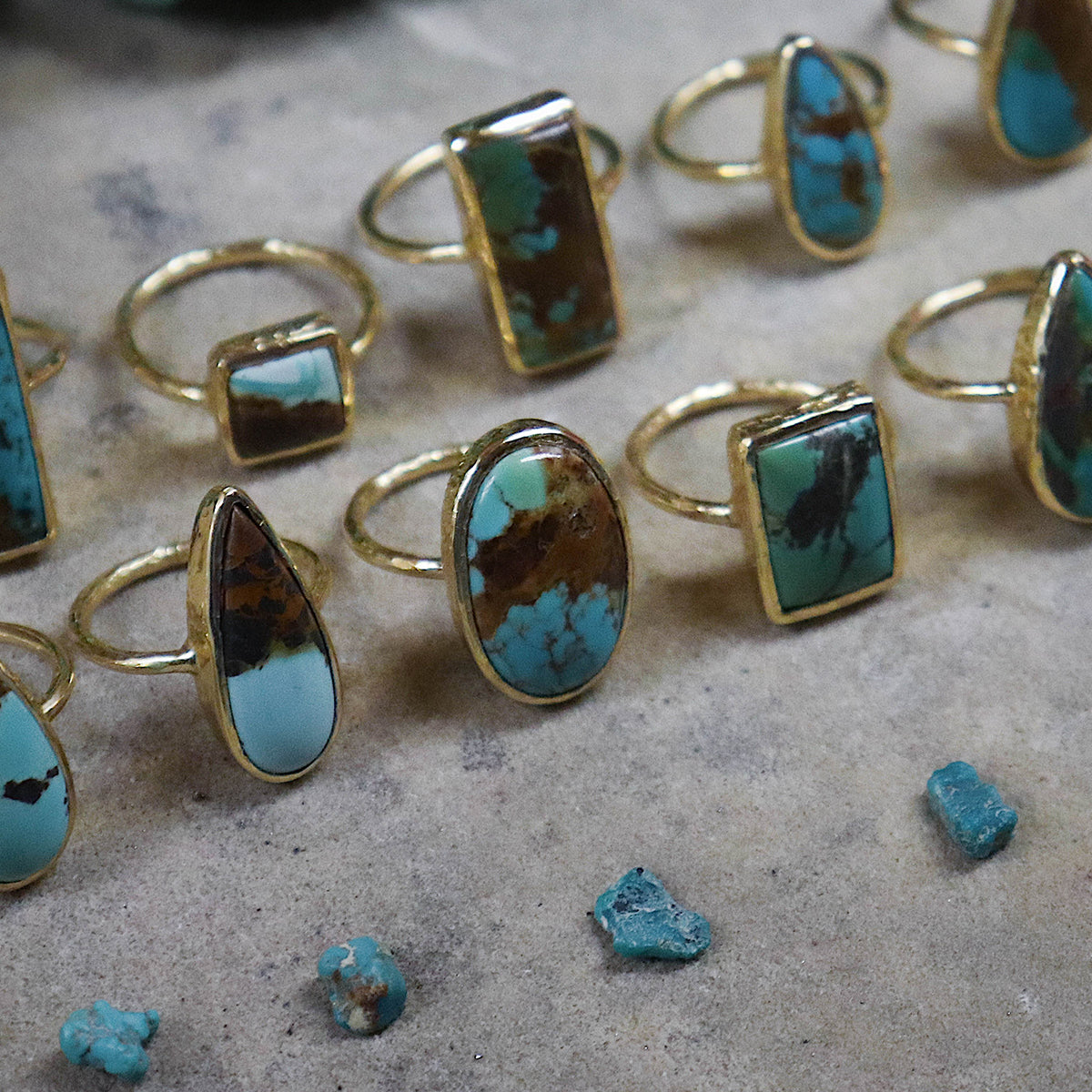 Royston Turquoise Elfin Ring