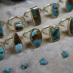 Royston Turquoise Elfin Ring