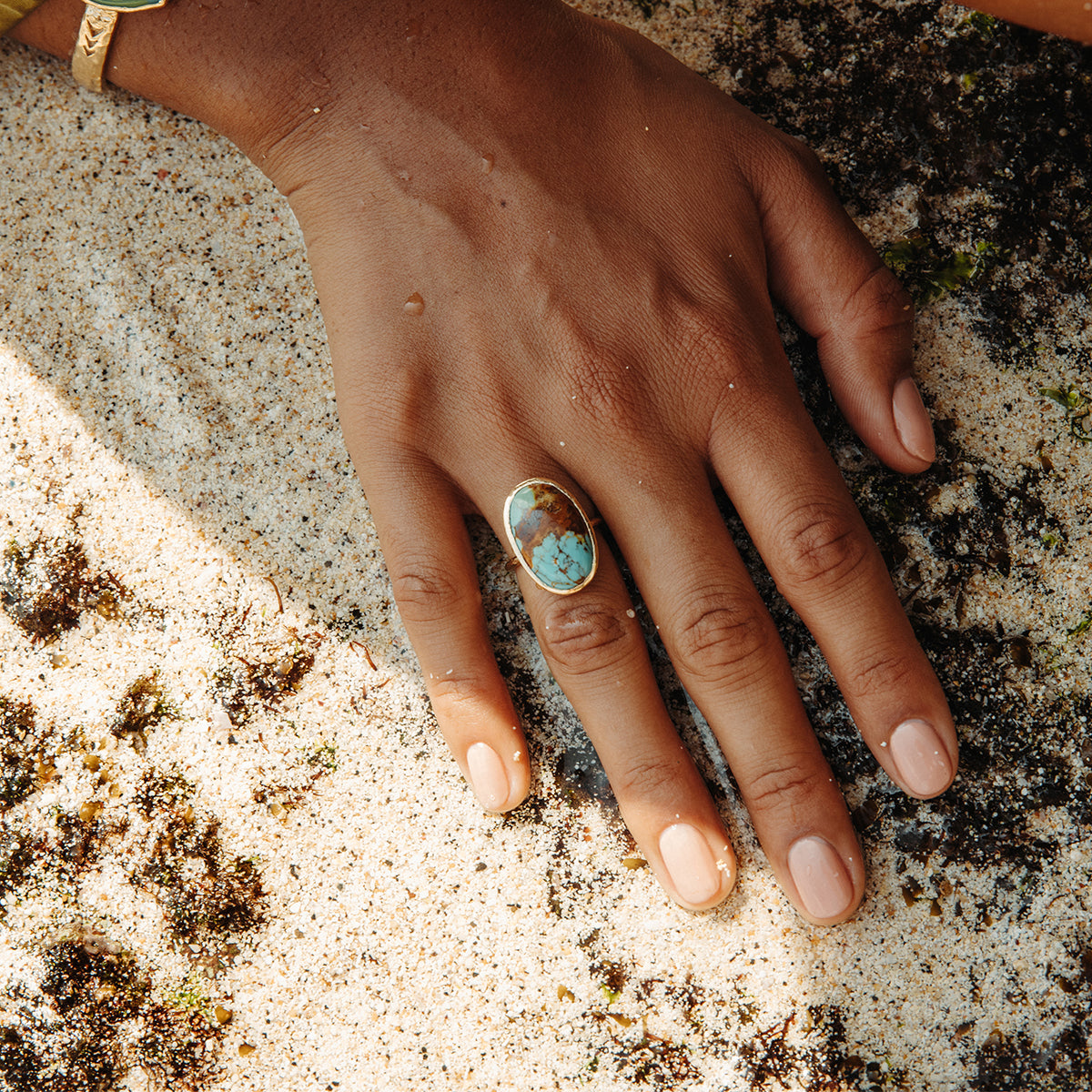 Royston Turquoise Elfin Ring