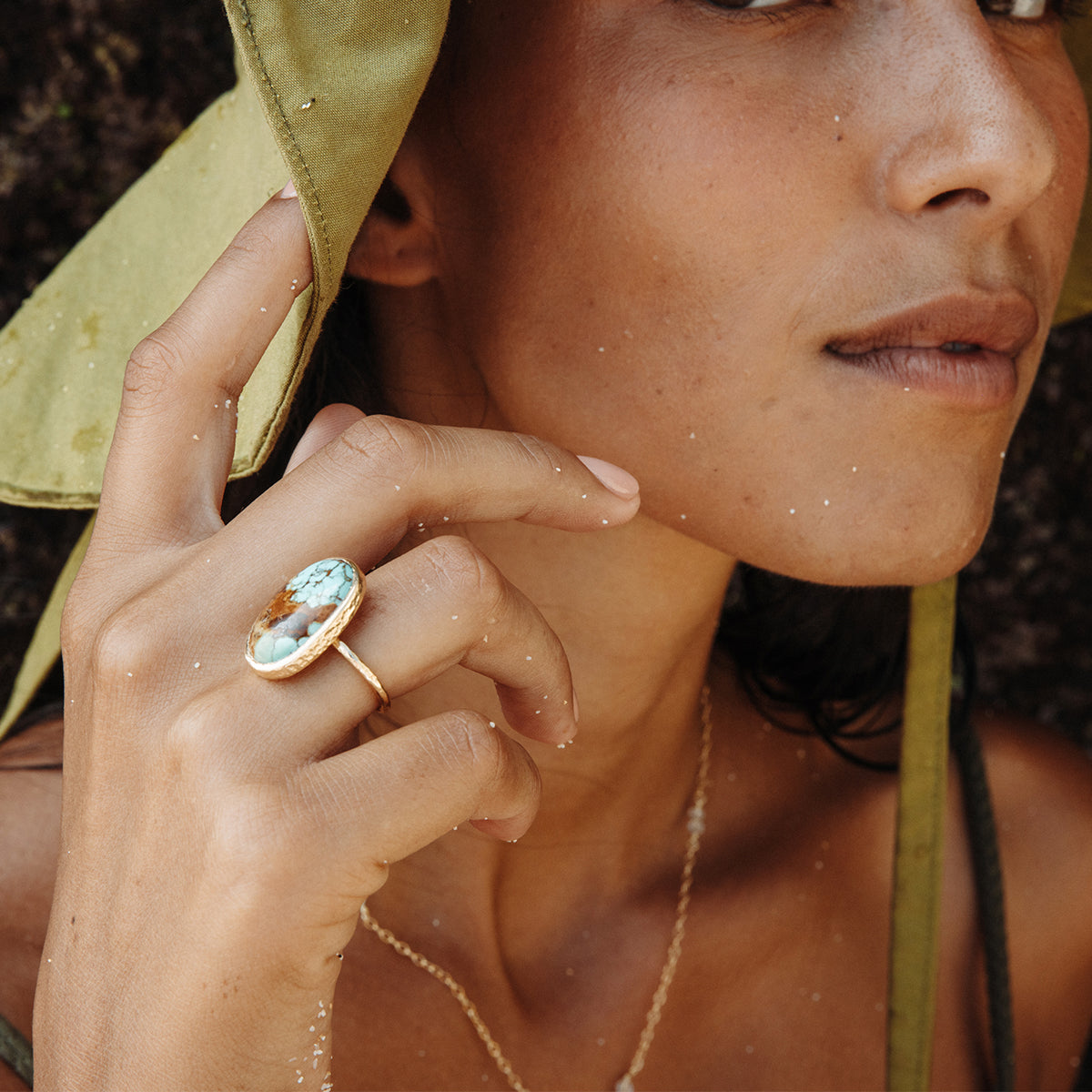 Royston Turquoise Elfin Ring