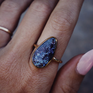 Boulder Opal Elfin Ring