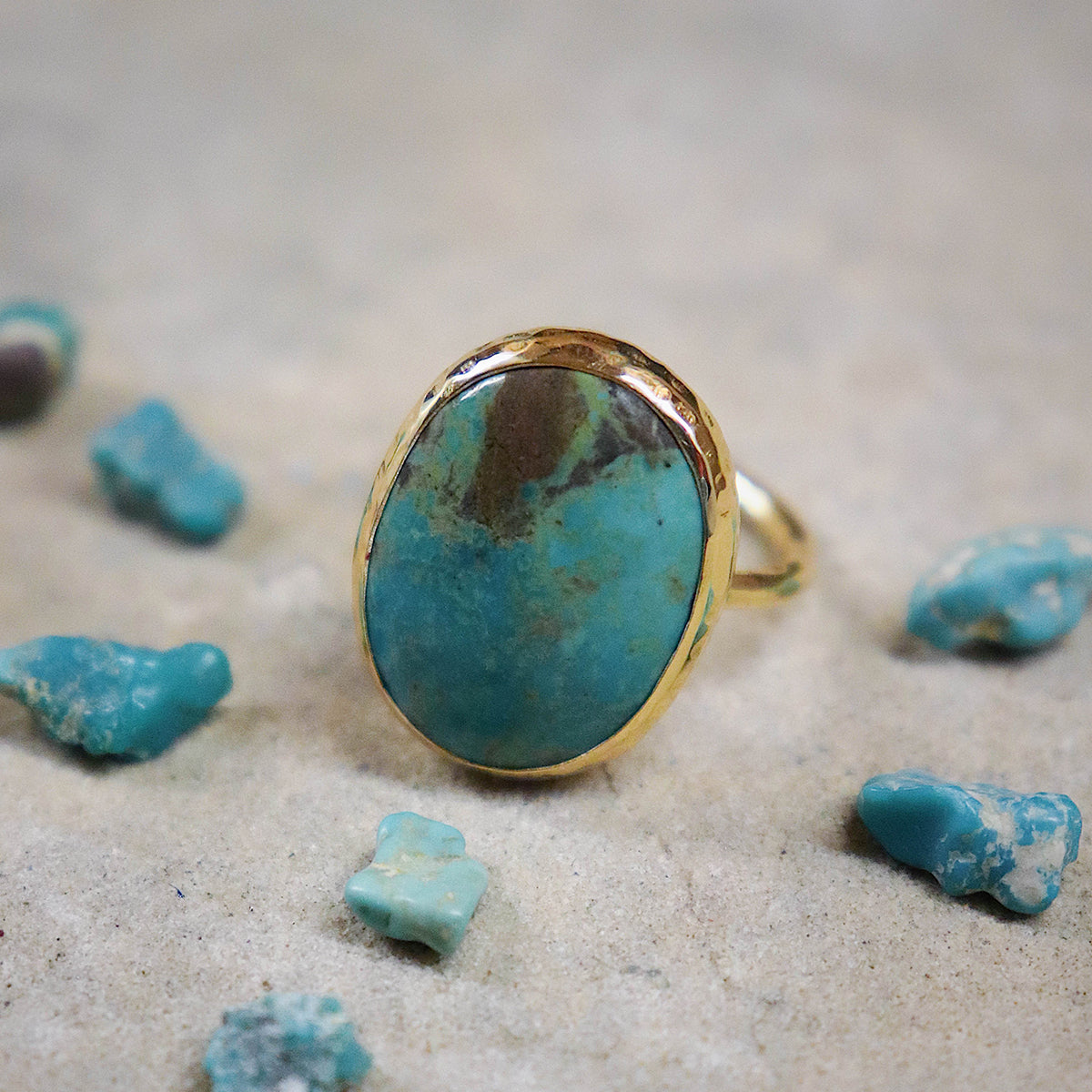 Royston Turquoise Elfin Ring