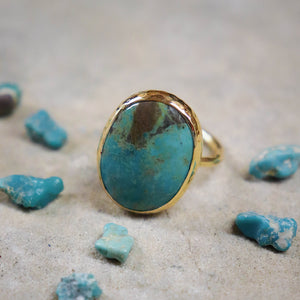 Royston Turquoise Elfin Ring