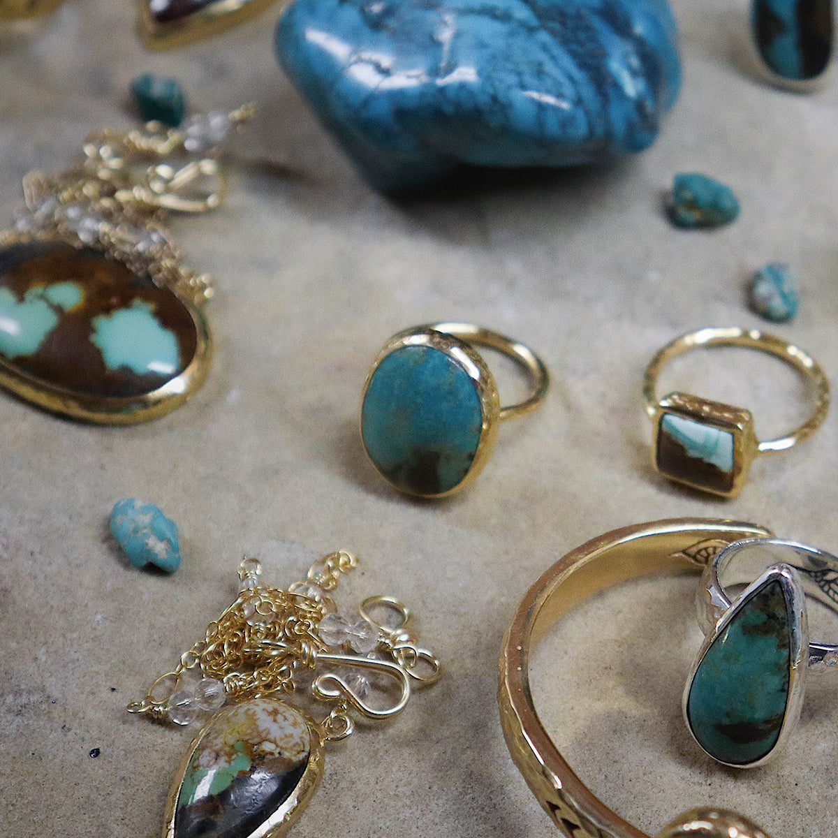 Royston Turquoise Elfin Ring