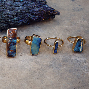 Boulder Opal Elfin Ring