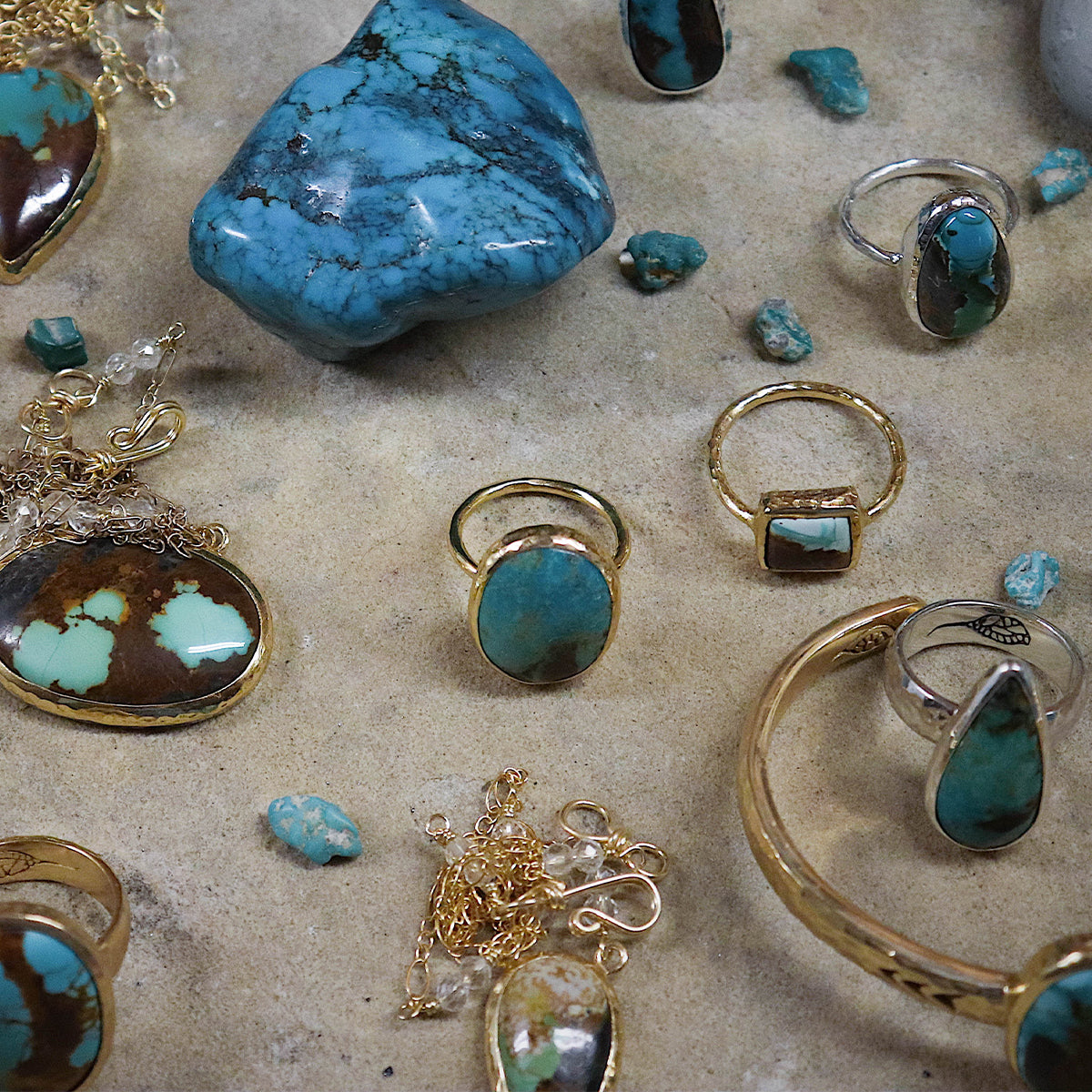 Royston Turquoise Elfin Ring