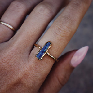 Boulder Opal Elfin Ring