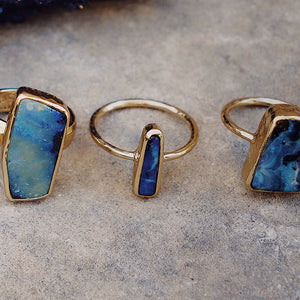 Boulder Opal Elfin Ring