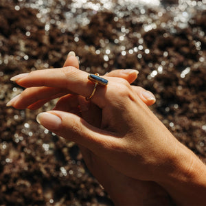 Boulder Opal Elfin Ring