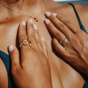 Serpent Ring || Citrine