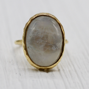 Moonstone Elfin Ring || Oval