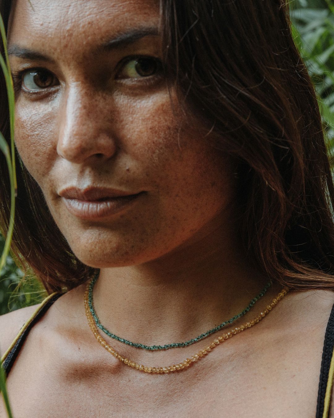 emerald || Gemstone Necklace