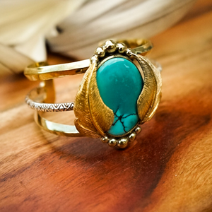 Kinship Cuff || Turquoise Oval