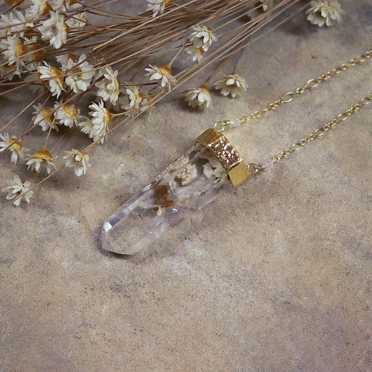Rose Phantom Wand Necklace