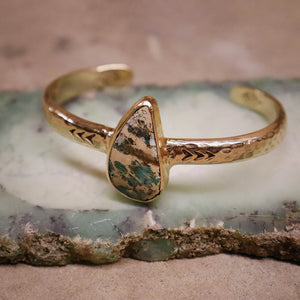 heirloom cuff || Copper Chrysocolla